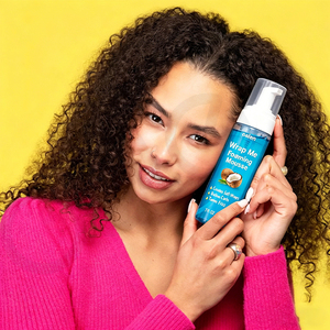 <span class=keywords><strong>Mousse</strong></span> Coiffante Anti-Frisottis Fixation Forte pour Perruques Bouclées, à l'Huile de Coco et de Karité pour des <span class=keywords><strong>Boucles</strong></span> et Ondulations Définies - Product Image 4