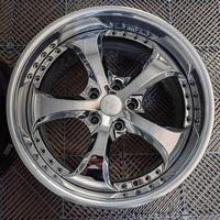 Rines Forjados Estilo VSKF Personalizados de 2/3 Piezas, 18 19 20, Triple Cromado, Borde Profundo para E36 E46 E39 Supra 350Z 370Z