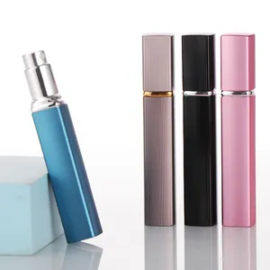 Botol isi ulang parfum portabel Mini, wadah botol semprot kabut parfum perjalanan 10ml