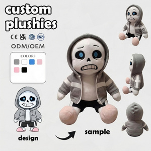 Poupée en peluche personnalisée OEM/ODM, figurine ultra-réaliste à oreilles de loup, édition limitée festival de musique, vêtements de poupée personnalisés - Product Image 2