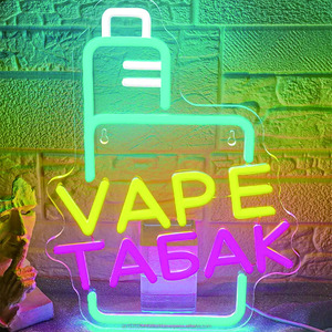 Panneau publicitaire intérieur en acrylique néon LED pour tabac, affichage lumineux haute luminosité, lumière ambiante, 5V 12V, personnalisable - Product Image 6