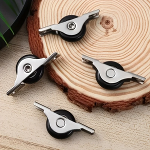 Herrajes para Muebles, Accesorios para Puertas Corredizas y Ventanas, Rodillo Silencioso de Metal para Puerta Corrediza, Rueda de Polea para Ventana Corrediza - Product Image 2