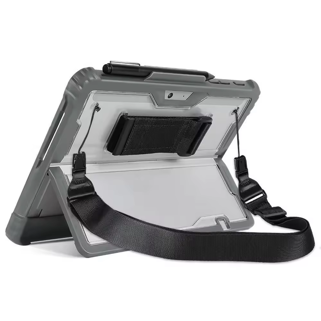 AilesTecca Anti Drop Clear Case for Microsoft Surface Pro 9 8 7 6 5 4 3 2 1 Go Transparent Cases 10.5 Back Protective Case
