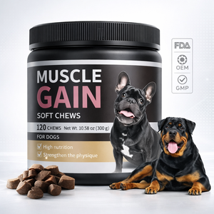 High-Protein Muscle Gain Soft Chews mit Zinkgluconat Vitamin C für Hunde Muskelmasse Gewichts zunahme Ergänzung - Product Image 6