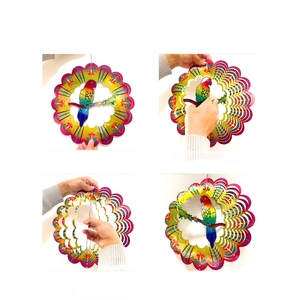 Wholesale Hanging 3d <b>Wind</b> <b>Spinner</b> Stainless Steel for Outdoor & Indoor Decorations, 12 Inch <b>Wind</b> <b>Spinner</b> for Christmas Ornament - Product Image 6