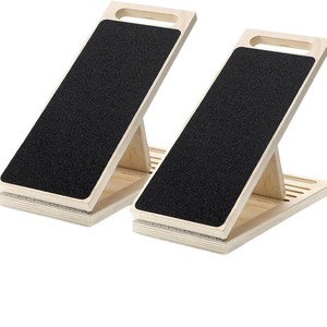 Planche d'étirement musculaire en bois transfrontalière pour usage domestique, inclinable, avec pédale pour pieds, appareil d'exercice pliable, pour les muscles - Product Image 5