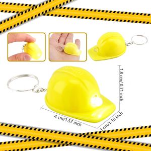 Llavero con Mini Casco de Construcción, Llavero con Linterna en Forma de Casco, Llavero con Pequeña Linterna de Casco - Product Image 2