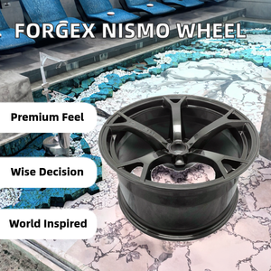عجلة فورجكس نيسمو V1 من السبائك المطروقة 5x114.3 بتصميم مقعر عميق وتشطيب أسود جديد لسيارات GTR 300z 350z 370z وإنفينيتي Q50 Q60 G35 <span class=keywords><strong>G37</strong></span> - Product Image 2