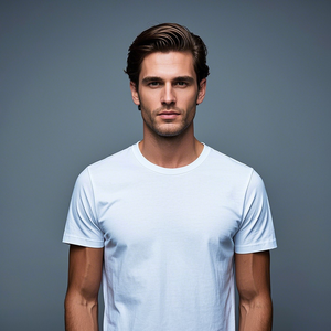 Chất Lượng Cao 100% Cotton Người Đàn Ông Của T-Shirt Tùy Chỉnh In Độc Đáo Dệt Vải Nặng Đồng Bằng Thiết Kế Giản Dị - Product Image 5