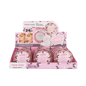 <span class=keywords><strong>Poudre</strong></span> libre fixatrice <span class=keywords><strong>de</strong></span> maquillage longue tenue avec logo personnalisé, <span class=keywords><strong>poudre</strong></span> <span class=keywords><strong>matifiante</strong></span> absorbant l'excès <span class=keywords><strong>de</strong></span> sébum, adaptée à tous les types <span class=keywords><strong>de</strong></span> peau - Product Image 2