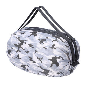 Gran capacidad Durable 210D cifrado regalo promocional hombres <span class=keywords><strong>mochila</strong></span> plegable bolsa de lona para viajes mujeres bolsa de compras portátil - Product Image 5