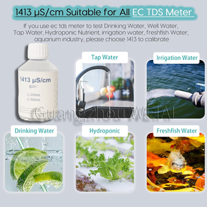 वेइई लैब सेक मीटर 12.88 ms/cm 1413 हमारे/सेमी लवणता बड द्रव 250 मिलीलीटर td मीटर चालकता मानक अंशांकन समाधान - Product Image 6