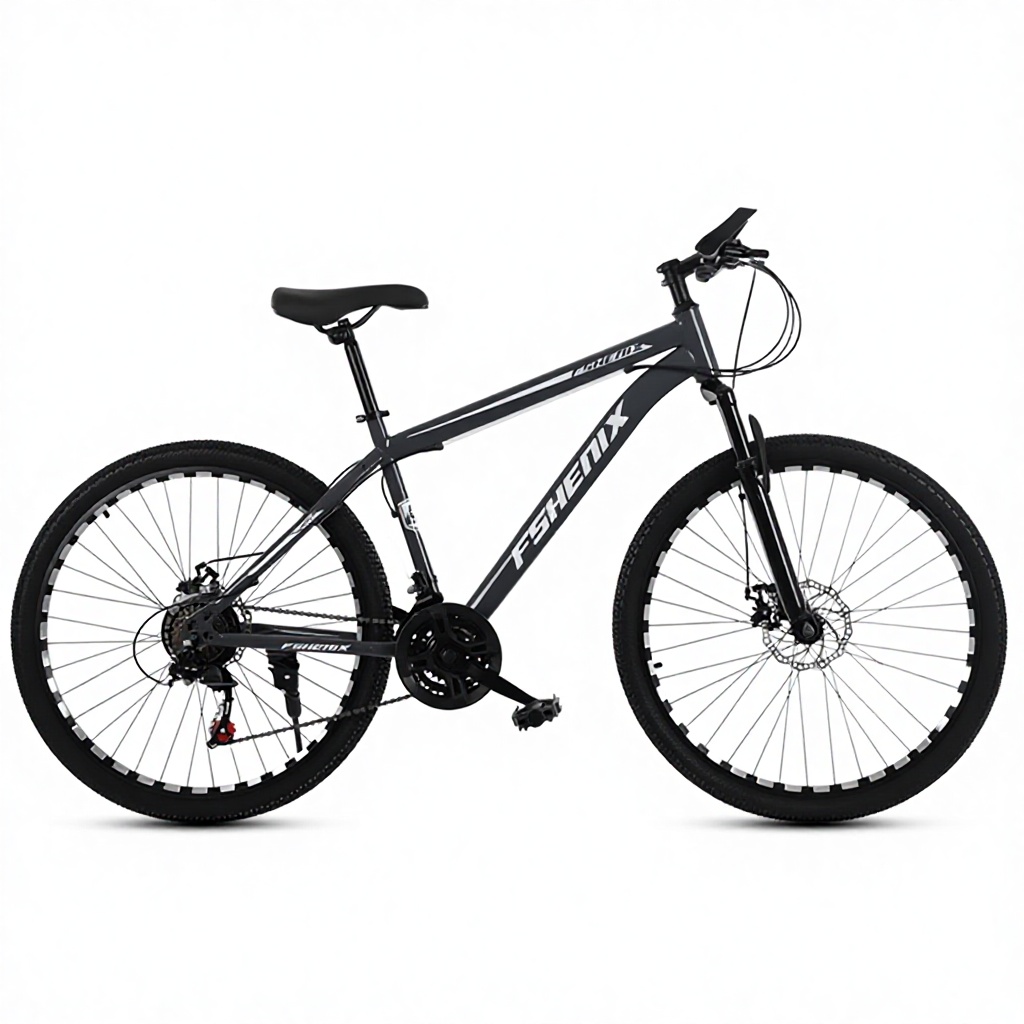 Black gray-spoke wheel