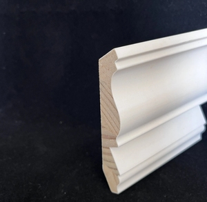 Gỗ rắn tỏa thông trần Vương miện moldings hiện đại MDF <span class=keywords><strong>TRIM</strong></span> đúc cho khách sạn toàn bộ bán Trắng gesso primed trang trí nhà - Product Image 2