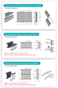 60*25 산업용 판금 슬라이딩 컨베이어 롤러 트랙 시스템 Placon Caron FIFO 중력 흐름 트랙 옐로우 스틸 롤러 - Product Image 6
