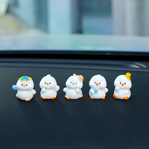 Ruijie Cartoon Resin Duck Car Decor <b>Interior</b> <b>Accessories</b> For Dashboard Decoration - Product Image 3
