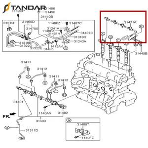 314712F001 Tuyau d'échappement de retour d'huile <span class=keywords><strong>diesel</strong></span> pour <span class=keywords><strong>KIA</strong></span> <span class=keywords><strong>Sportage</strong></span> - Product Image 6
