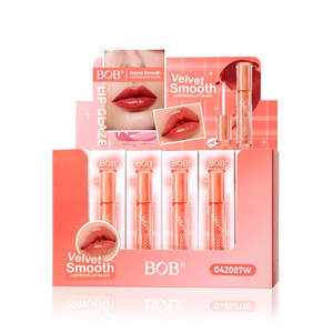 ملمع شفاه بوب بلمعة مائية مرآوية مرطب طويل الأمد ملون غير قابل للتلاشي بسعر مناسب للطالبات أحمر شفاه وملمع شفاه للنساء - Product Image 1
