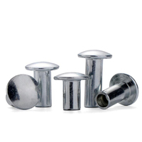 Rivet semi-tubulaire à tête cylindrique, finition polie, en acier inoxydable SS SUS AISI ANSI 304 316 316L A2 A4 70 80, 4mm 5mm 6mm, DIN6791