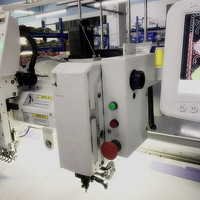Vente directe d'usine, divers modèles de machines à broder chenille informatisées avec double dispositif, pour la fabrication de sequins enroulés et à franges.