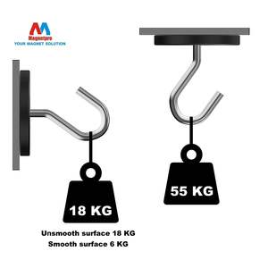 Magnetpro Aimants caoutchoutés puissants Base de montage magnétique antidérapante pour bandes lumineuses et miroirs supplémentaires pour une utilisation en extérieur - Product Image 3