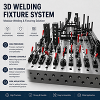 Plateforme de soudage 3D sur mesure OEM, établi de soudage industriel tridimensionnel avec gabarits et dispositifs de fixation