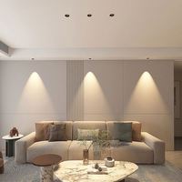Plafonnier LED encastré 100-240V 7W-20W, dimmable, moderne, IP44, CRI97, en aluminium, pour hôtel, angle de faisceau 15-38°, durée de vie 50000 heures