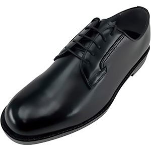 Regal Corporation chaussures habillées professionnelles pour hommes NL74 Oxfords formelles en cuir véritable large 4E robe cimentée noire à bout uni - Product Image 1