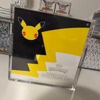 Kunden spezifische UV-Ablehnung Acryl Poke Mon Booster Box für Elite Trainer Box Display Racks