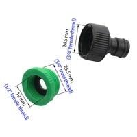Plastique 1/2 3/4 pouces tuyau d'arrosage connecteur rapide adaptateur de robinet d'eau raccords de tuyau d'eau joint rapide