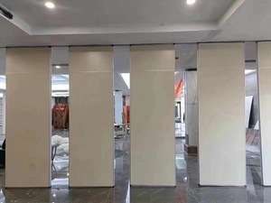 Particiones de pared plegables de madera modernas, divisiones móviles plegables deslizantes para auditorios de Iglesia, escuelas temporales enormes - Product Image 4