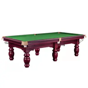 China Black 8 Ball 8ft 9ft Billiard Slate Bed Pool Table For Sale
