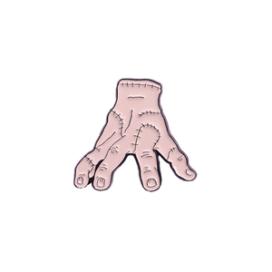 Decoración de Halloween americana Europea Adam Family American Drama estilo de gesto Horror divertido Pin de grabado de fundición de Metal - Product Image 1