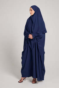 Wholesale New Arrival ODM Summer <b>Abaya</b> Polyester Two pieces for Women Dubai <b>PRAYER</b> Hijab <b>Abaya</b> - Product Image 2