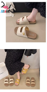 Sandalias de Moda para Mujer, de Gamuza Sintética, de Lujo, Casuales, para Exteriores, para la Calle, para el Verano - Product Image 2