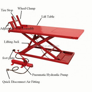 Elevador <span class=keywords><strong>de</strong></span> Tijera Neumático Hidráulico <span class=keywords><strong>para</strong></span> Motocicletas <span class=keywords><strong>de</strong></span> 1500 Libras, Elevador <span class=keywords><strong>para</strong></span> ATV <span class=keywords><strong>para</strong></span> Talleres Mecánicos y Hogar, Gran Oferta - Product Image 2