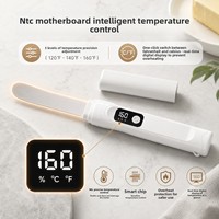 Couteau à beurre chauffant Amz Hot, 3 niveaux de température (120F, 140F, 160F), avec interrupteur °C/°F, affichage LED, chauffage rapide pour beurre dur et fromage