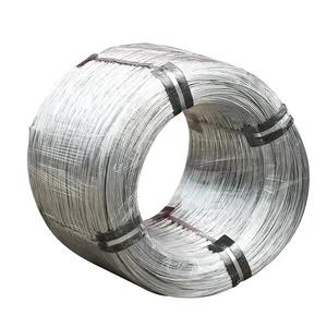 中国工厂2.5毫米镀锌铁丝装订，价格低廉，用于制造格栅筛子过滤器