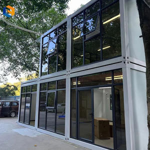 Contenedor extensible de doble cubierta de 40 pies de estilo industrial, tamaño de 20 pies para uso en pizzería, Panel sándwich de Villa Park, materiales de acero - Product Image 4