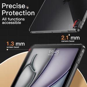 เคส TPU นิ่มสำหรับ <span class=keywords><strong>iPad</strong></span> Air <span class=keywords><strong>11</strong></span><span class=keywords><strong>นิ้ว</strong></span> M3/M2 (2025/2024) และ <span class=keywords><strong>iPad</strong></span> Air 5/4 (10.9<span class=keywords><strong>นิ้ว</strong></span>2022/2020) ฝาครอบแท็บเล็ตกันกระแท็บเล็ตโปร่งใสกันกระแทก - Product Image 6