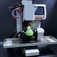 Routeur CNC de bureau 5 axes vertical 3D pour marbre, bois, jade, métal, mini-machine de sculpture sur pierre, petite machine mobile