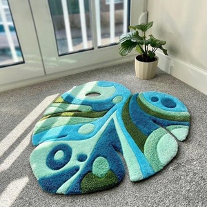 Alfombra <span class=keywords><strong>de</strong></span> Entrada/Baño <span class=keywords><strong>de</strong></span> Estilo Boho, Hecha a Mano, con Mechones, Ecológica, Apta para Mascotas, <span class=keywords><strong>de</strong></span> Alta Densidad, Marca Moss Karpet - Product Image 4