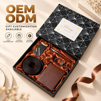 Ensemble cadeau de luxe 7 pièces pour homme : montre, ceinture, parfum, porte-clés, stylo, cadeaux de vacances, cadeaux d'anniversaire, cadeaux saisonniers, idées cadeaux