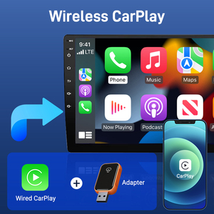Adaptateur CarPlay sans fil 4 en 1, contrôle par boutons OEM, filaire vers sans fil, Android Auto sans fil, CarPlay sans fil, connexion facile, branchez et jouez - Product Image 5