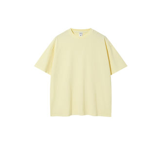 T-shirt tissé unisexe personnalisé pour le hip-hop, 100 % coton, haute qualité, coupe oversize, lourd, anti-boulochage, uni, Pro Club Homme - Product Image 5