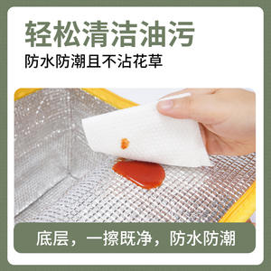 Bolsa Térmica Aislante de Tela Oxford con Patrón de Diamantes, Gran Capacidad, Portátil, para Almacenamiento de Alimentos, Mantiene Frío, para Picnic al Aire Libre - Product Image 2