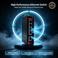 Switch Ethernet industriel non géré 8 ports 10 Mbps RJ45 + 2 emplacements SFP fibre optique DIN-Rail Plug-and-Play IP 1000m pour l'automatisation industrielle
