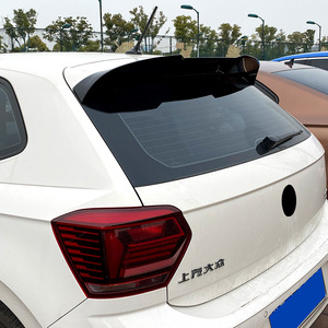 Volkswagen Polo MK6 2019+ Rear Trunk Spoiler Piano Black ABS Ducktail Wing Modification - Product Image 1