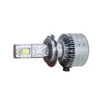 Bombilla LED para Faros Delanteros GOODZOOM de Amplio Voltaje H4 5500-6000k H7 H11 9005 15000LM de Aluminio para Autos y Camiones