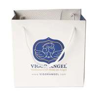 Sac cadeau en papier pour vin, sac de shopping avec logo, sac d'emballage à nouer à la main, sac en papier pour fleuriste
